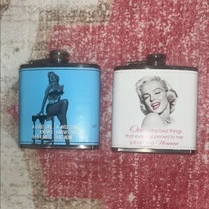 New Two Marilyn Monroe decorative flasks